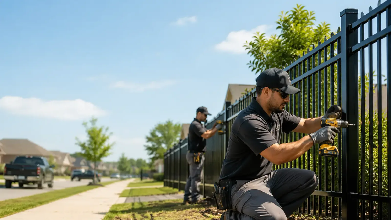 Metal Fence Installation in Vancourt, TX